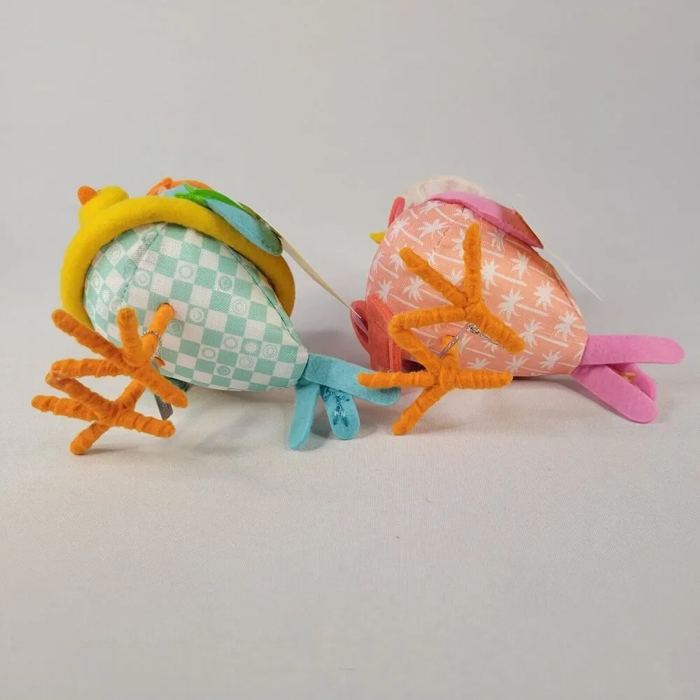 2024 Target Sun Squad Featherly Friends Fabric Birds Coral Junior Summer Spritz